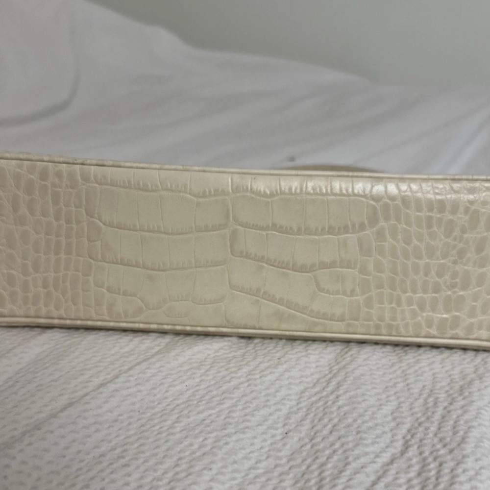 Lauren Ralph Lauren Ivory Shoulder Bag Snakeskin Print - Picture 5 of 8
